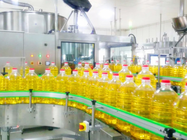 食用油跌落裝箱